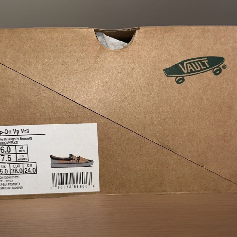 New With Og Box Vault by Vans X Nicole Mclaughlin SlipOn VP VR3 M's 6 / W's 7.5 - Picture 9 of 11